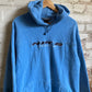 2000s Baby Blue Nike Fleece Hoodie Jumper