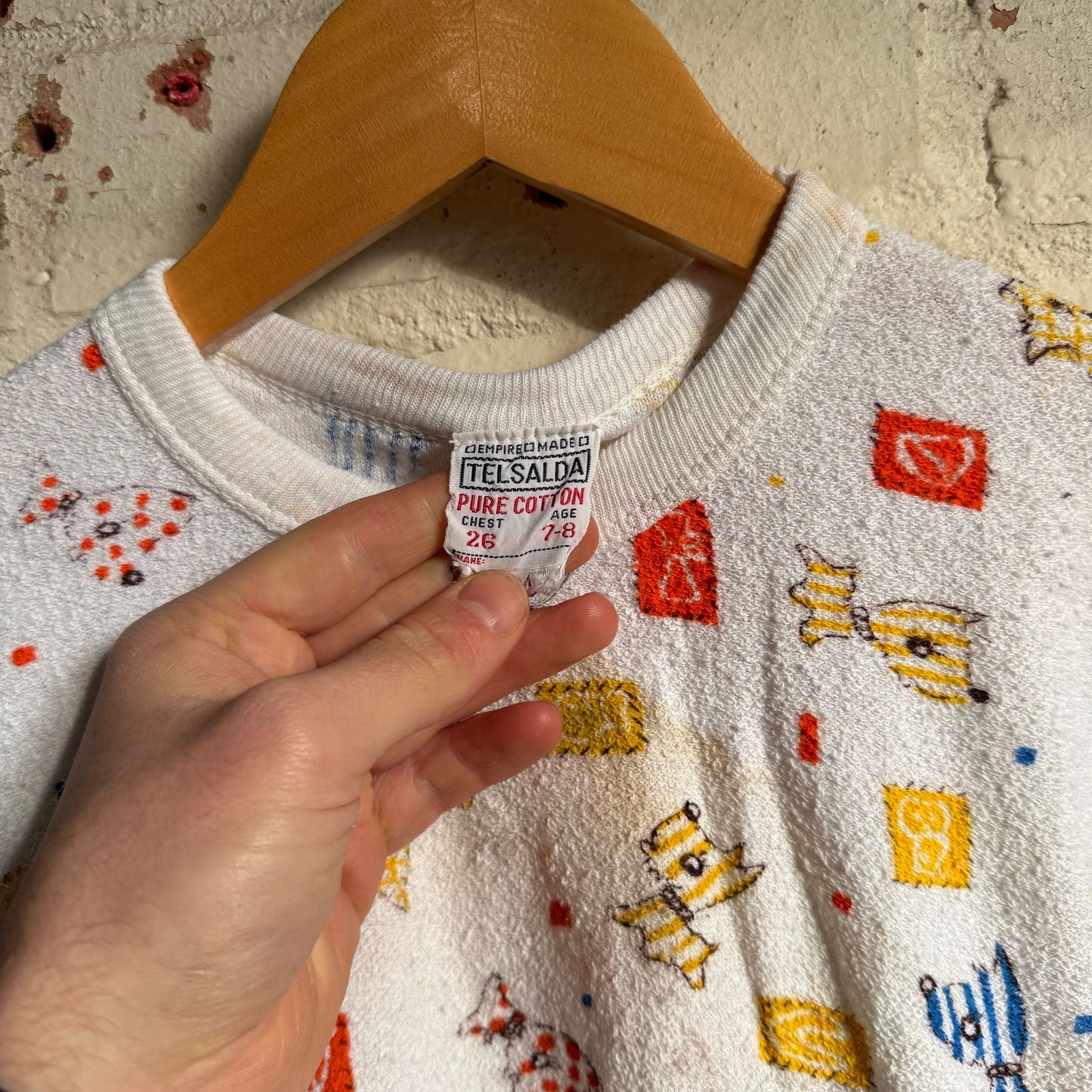 1970s White Graphic T-shirt