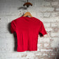 1970s Red Cotton Blank T-shirt