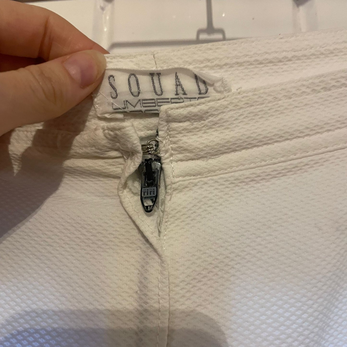 1980s White Cotton Tennis Shorts