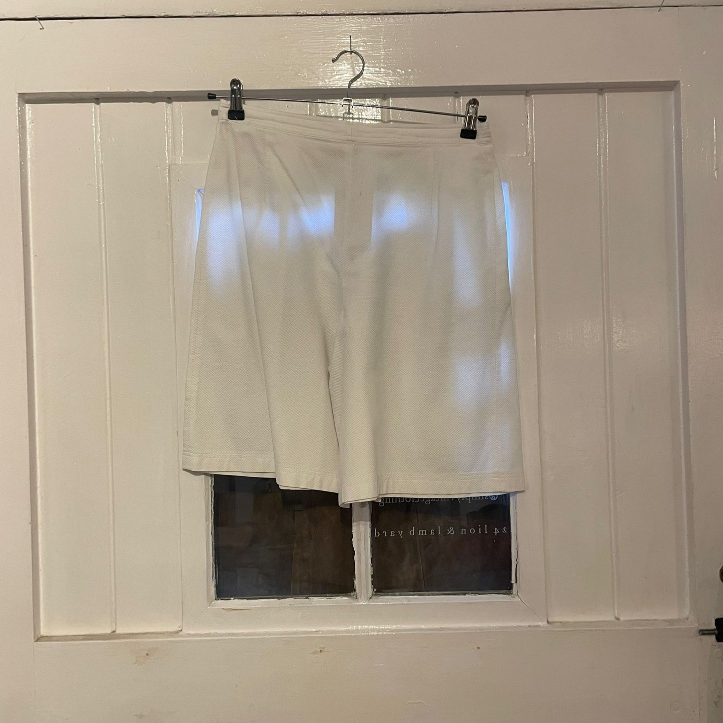 1980s White Cotton Tennis Shorts