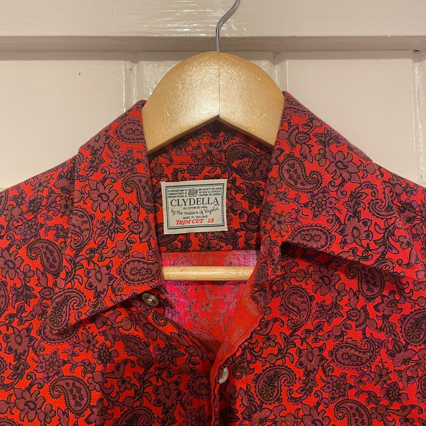 1970s Floral Patterned Collared Shirt