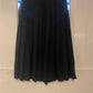1990s Hobbs Black Pleated Skirt