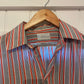 1960s Black and Red Stripe British Formal Shirt