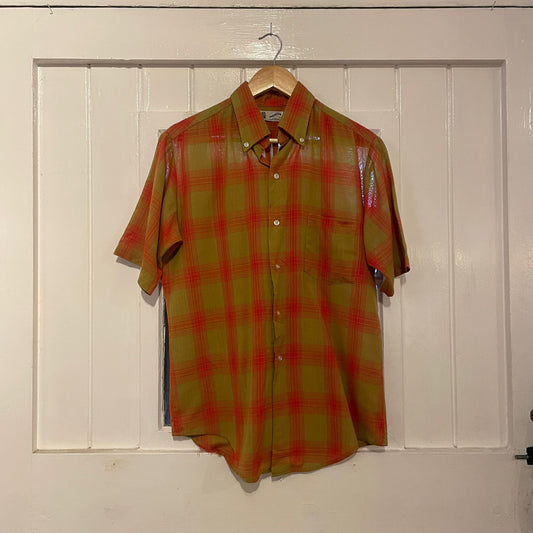 1960s Kennington Checkered Button Shirt