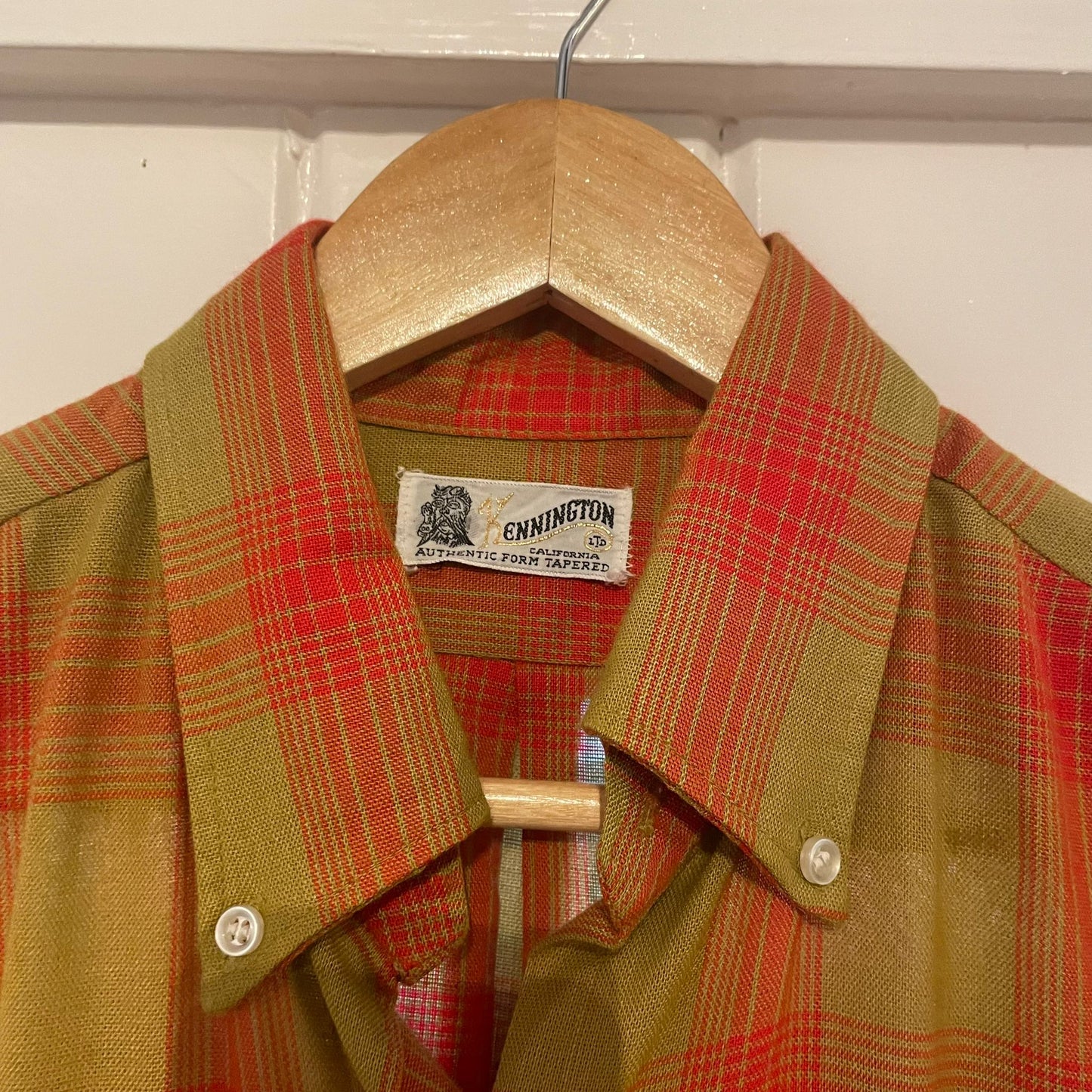 1960s Kennington Checkered Button Shirt