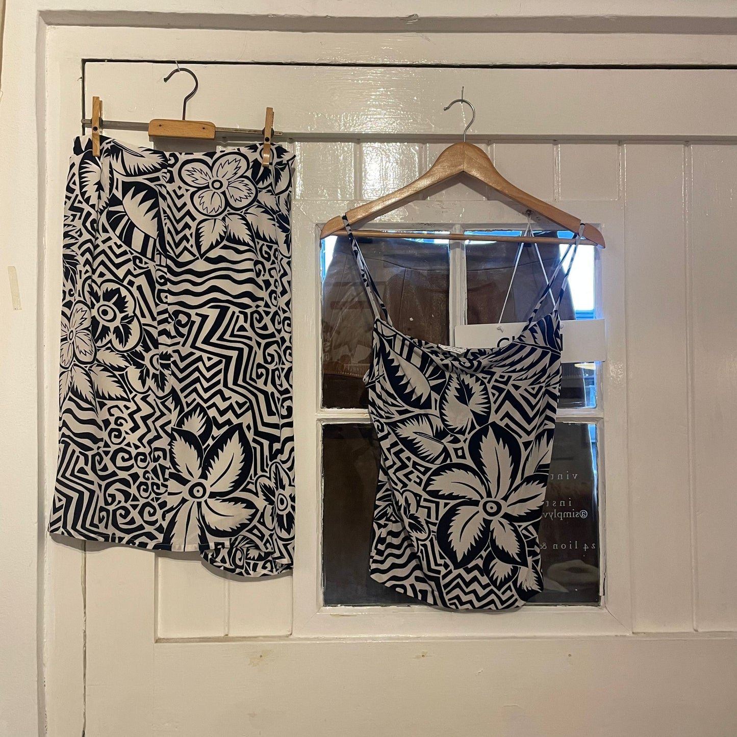 MaxMara two Piece Top and Skirt Set