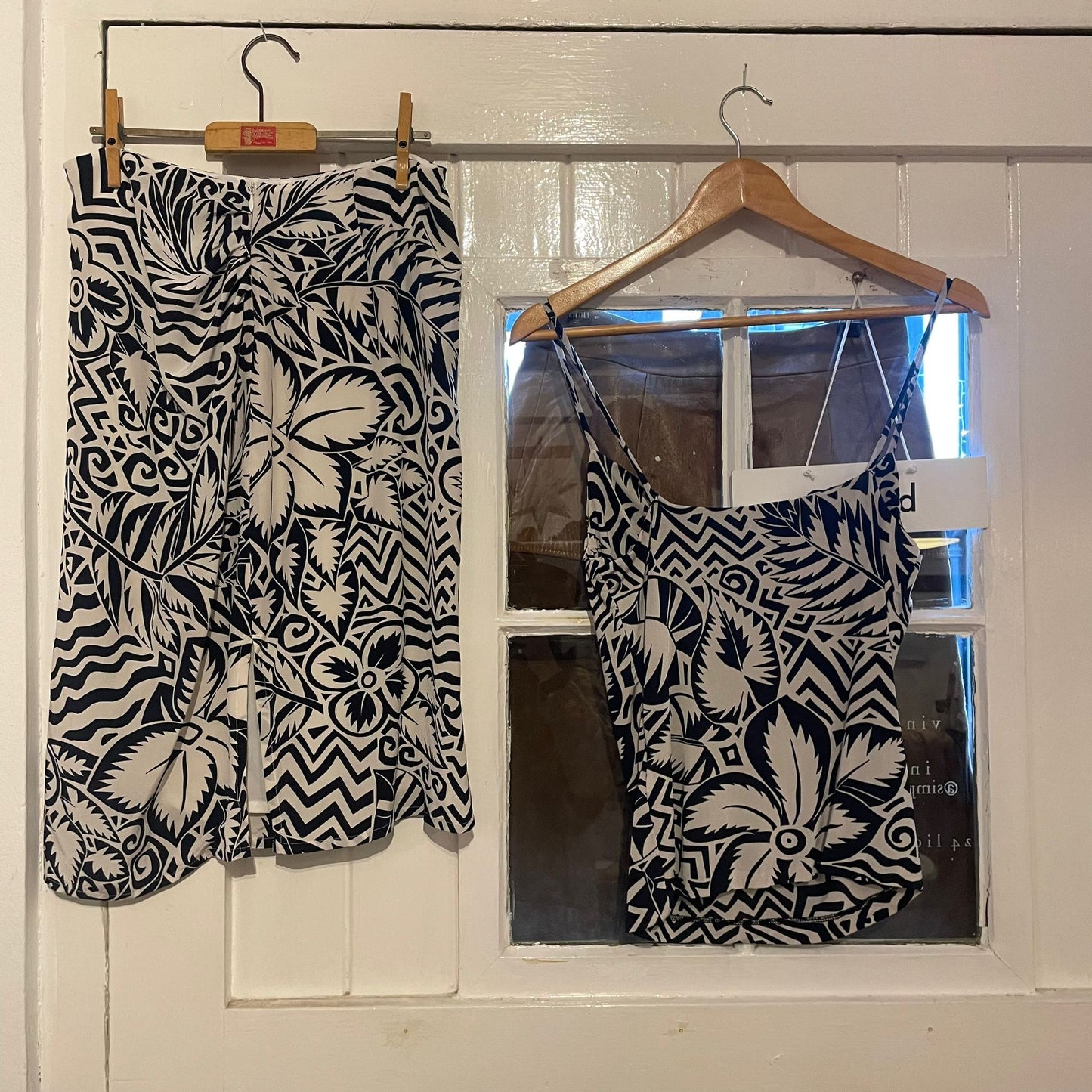 MaxMara two Piece Top and Skirt Set