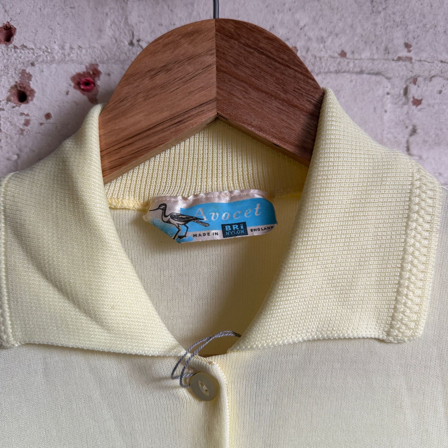 1970s Yellow British Button Up Shirt