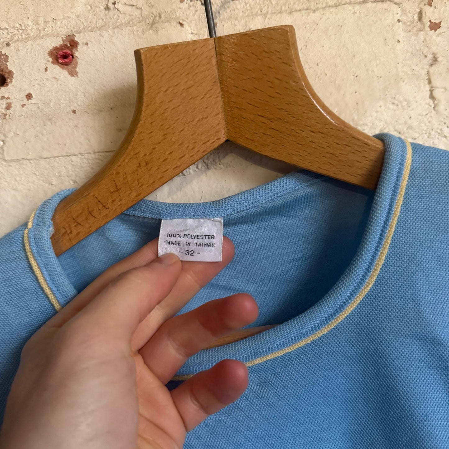 1980s Blue Gucci Pucci Vest Blouse Top