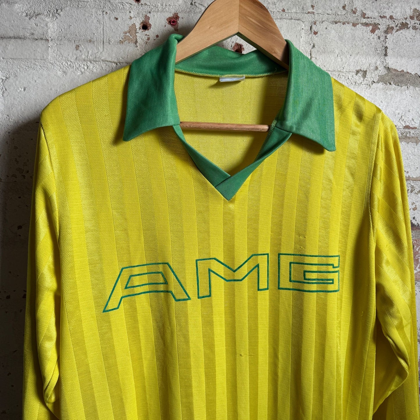1970s Yellow AMG Football Template Long Sleeve Shirt