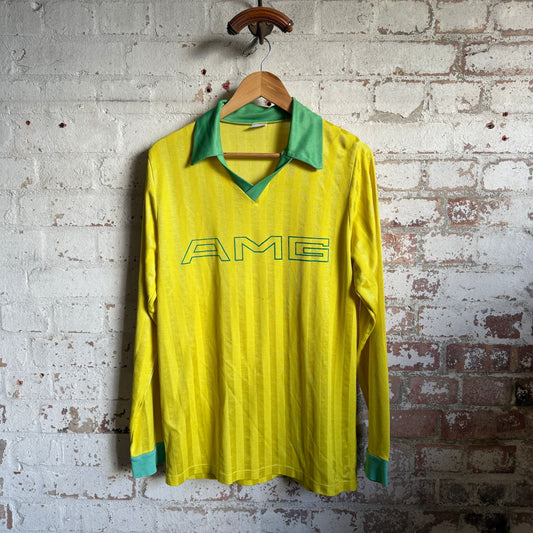 1970s Yellow AMG Football Template Long Sleeve Shirt