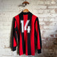 1970s Red and Black Milan Club Football Shirt