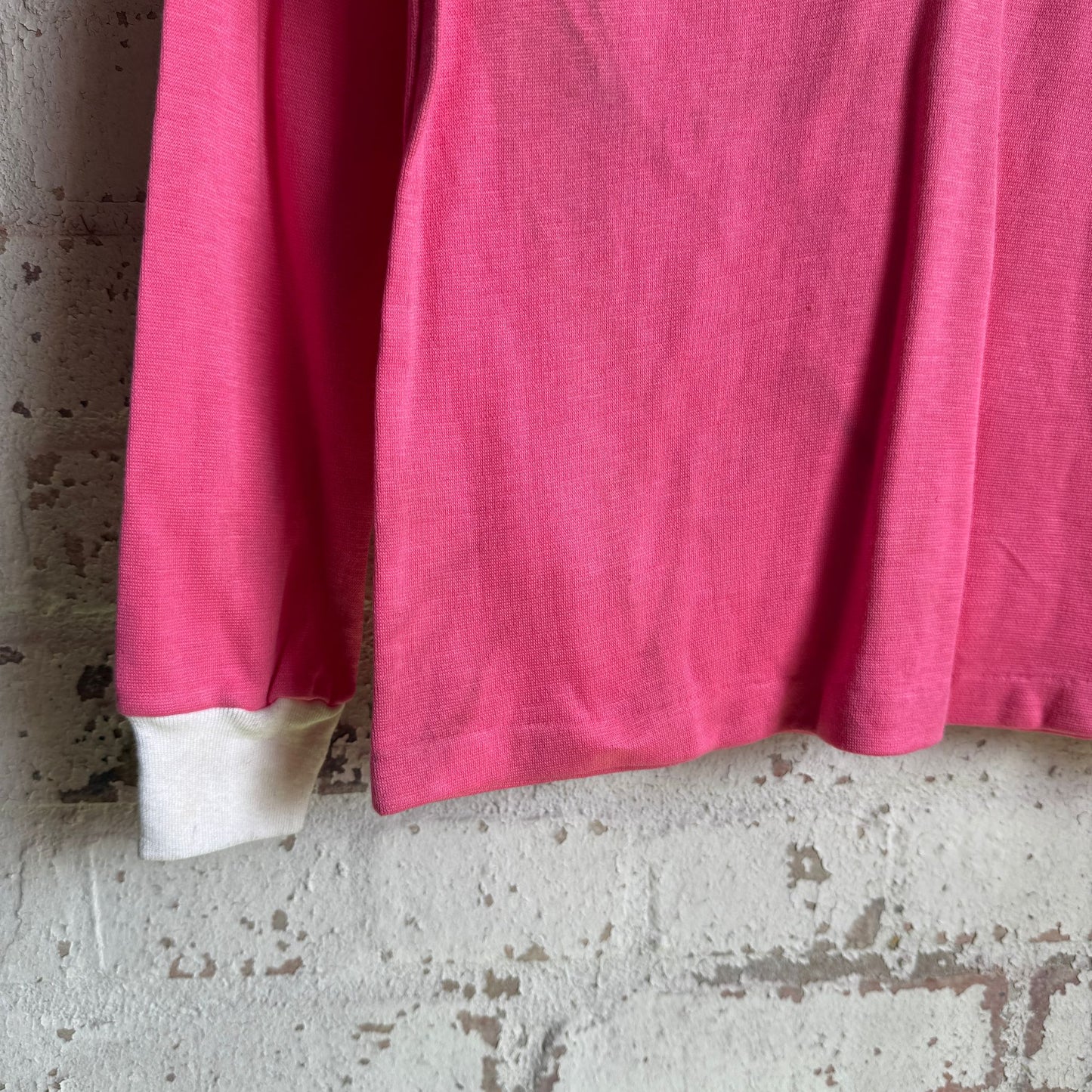1970s Pink Long Sleeved Top