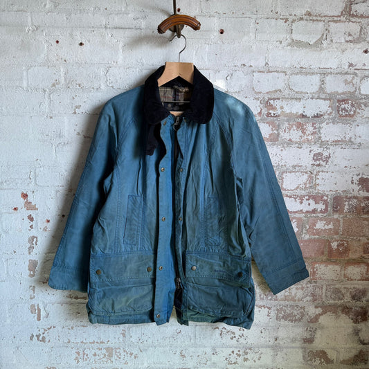 Teal Barbour Wax Jacket