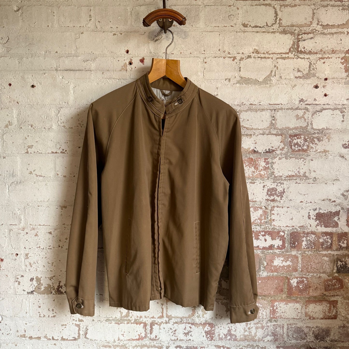 1960s Brown Harrington Jacket Coat