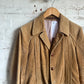 1970s Beige Corduroy Hornes Safari Jacket
