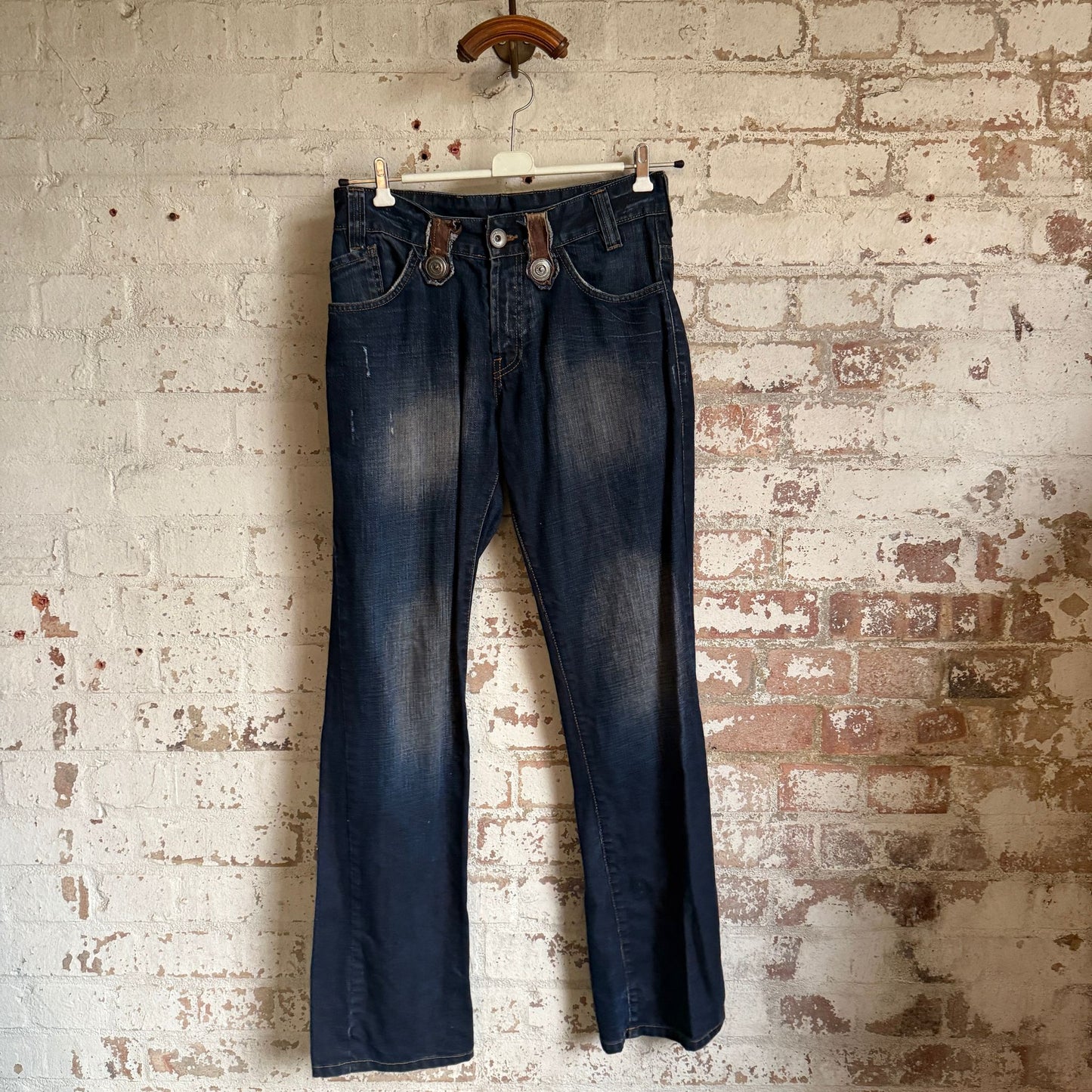 2000s Y2K Denim Western Style Jeans