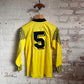 1990s Yellow Football Template Long Sleeve Top
