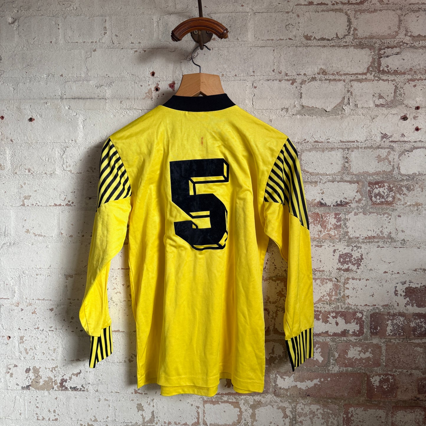 1990s Yellow Football Template Long Sleeve Top