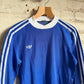 1980s Blue Adidas Ventex Template Long Sleeve Top