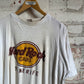 1990s White Distressed Hard Rock Tenerife Graphic T-Shirt 2