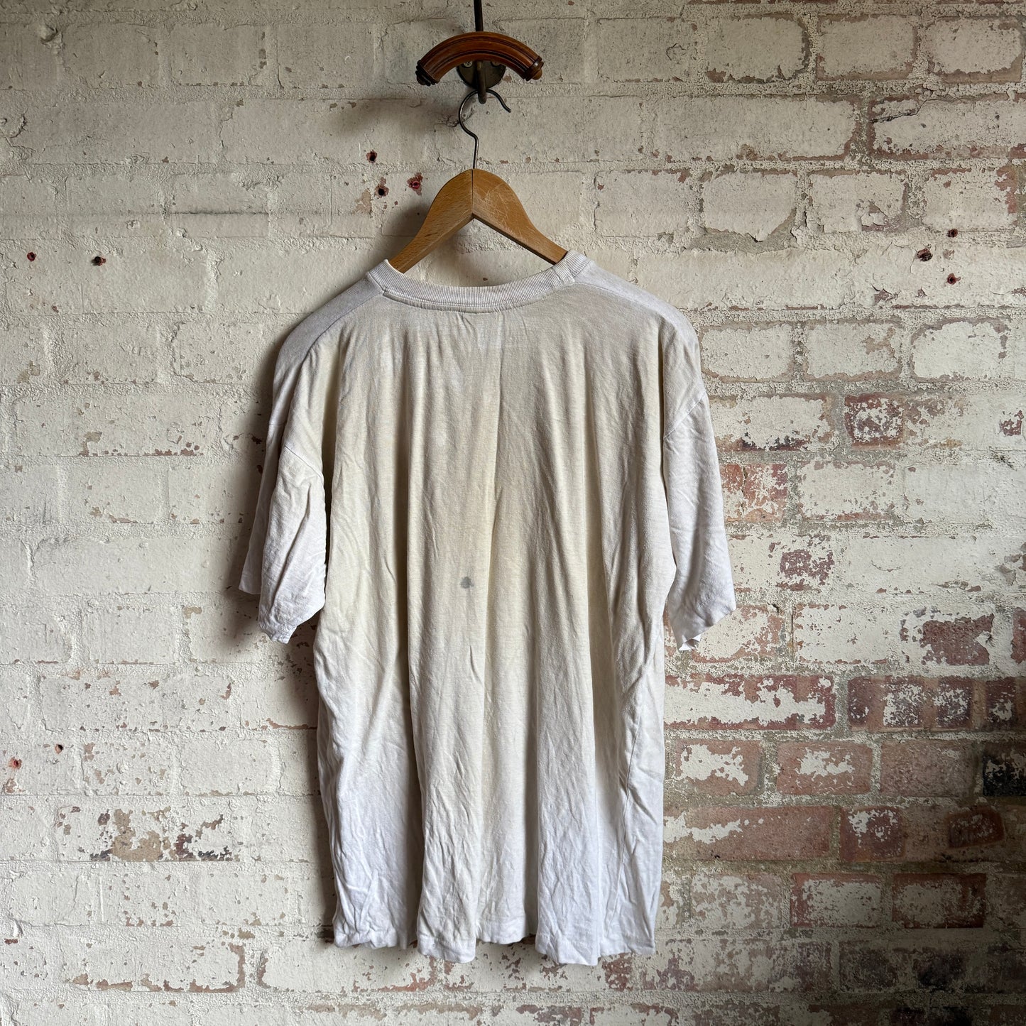 1990s White Distressed Hard Rock Tenerife Graphic T-Shirt 2