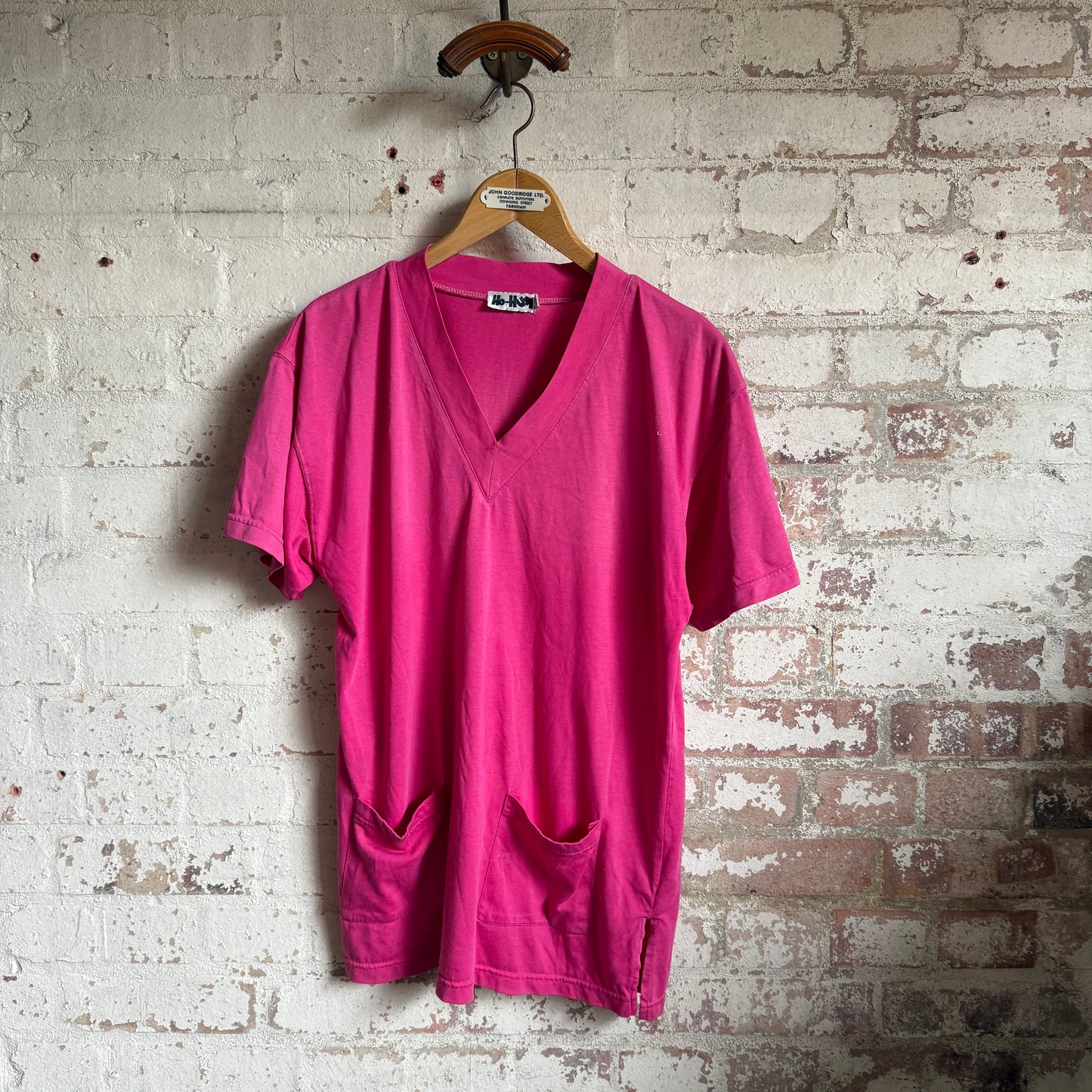 1990s Pink Pocket Pullover T-Shirt
