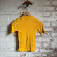 1970s Yellow Blank Cotton T-Shirt