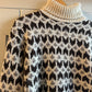 1960s Norwegian Wool Knitted Roll Neck Jumper