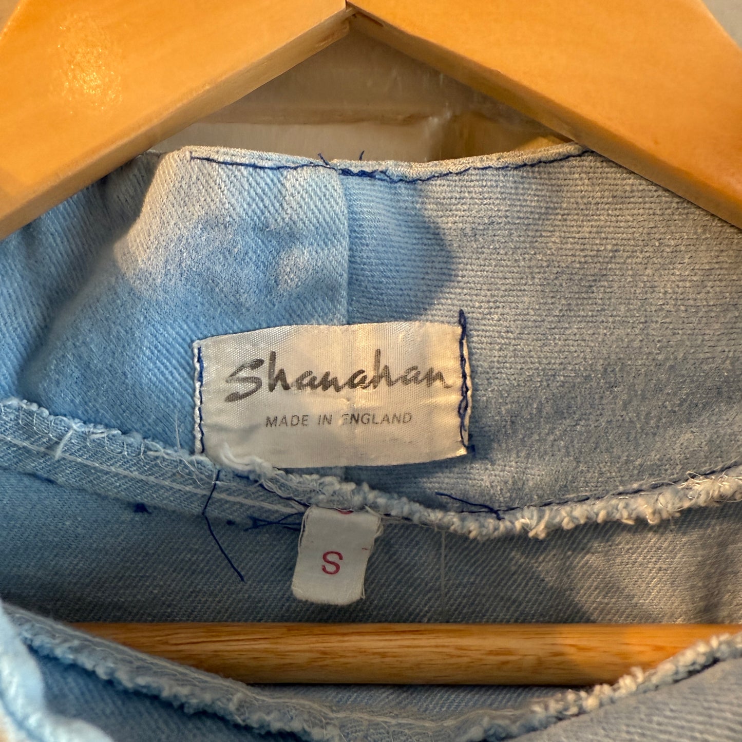 1960s Baby Blue British Workwear Smock Jacket