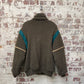 1980s Italian Wool Knitted Zip Up Jacket