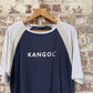 2000s Navy Kangol Raglan Graphic T-Shirt
