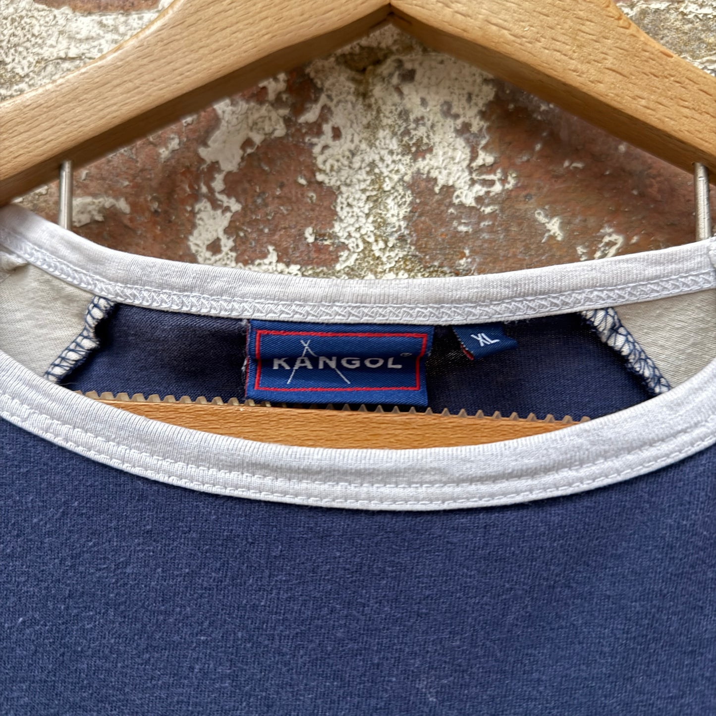 2000s Navy Kangol Raglan Graphic T-Shirt