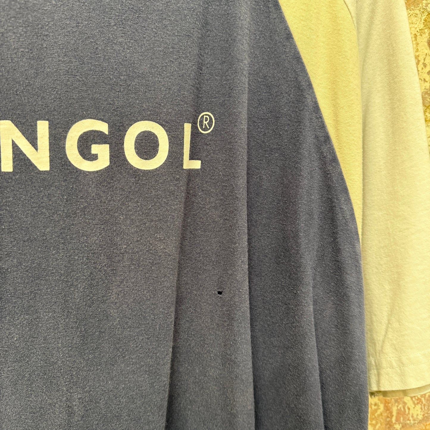 2000s Navy Kangol Raglan Graphic T-Shirt