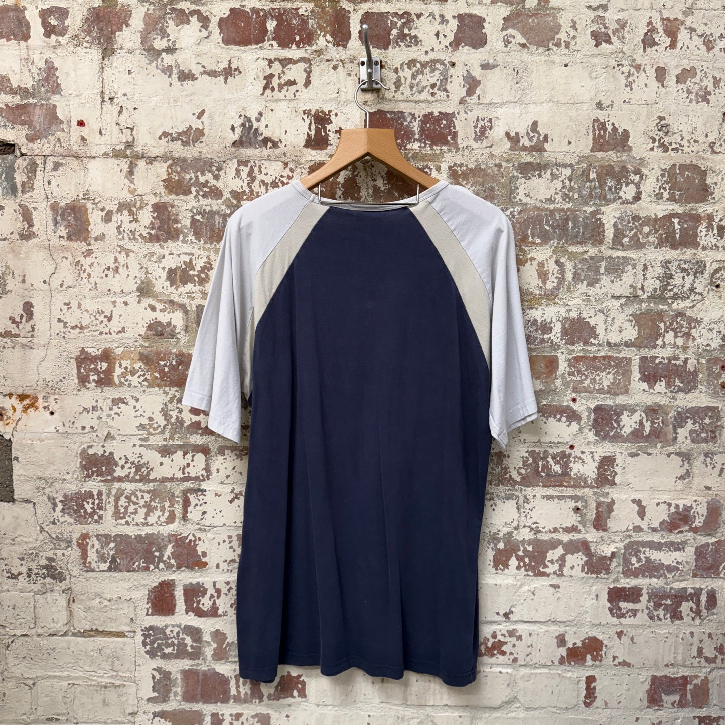 2000s Navy Kangol Raglan Graphic T-Shirt