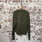 1960s Green Wool Patterned Knitted Jumper