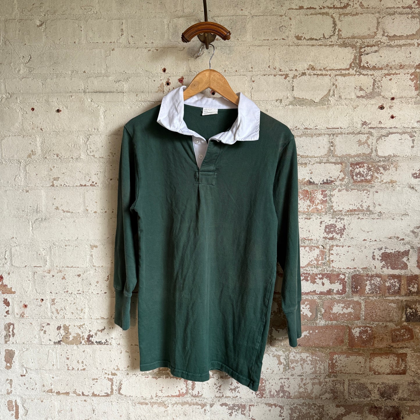 1980s Forest Green British Military Rugby Shirt