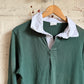 1980s Forest Green British Military Rugby Shirt