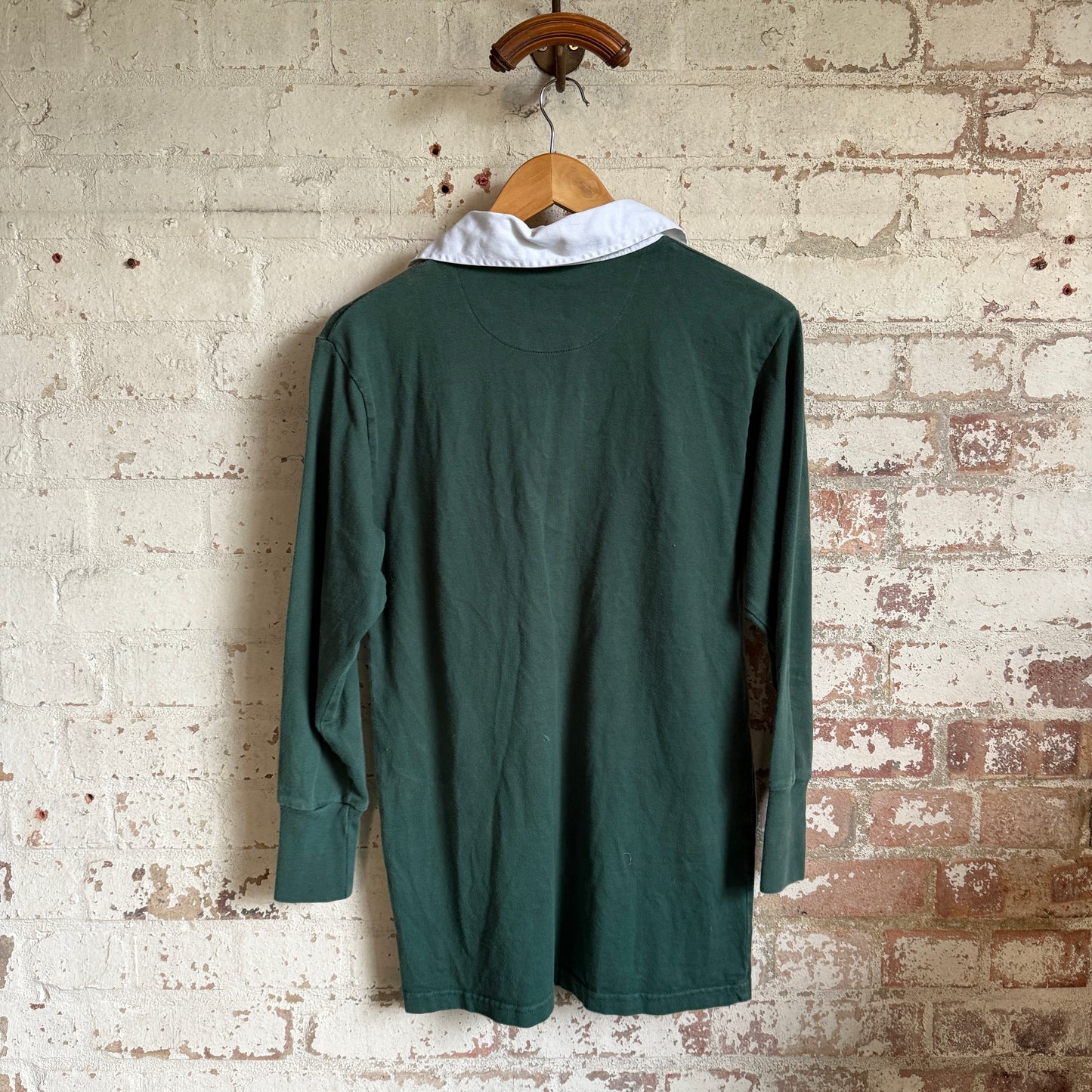 1980s Forest Green British Military Rugby Shirt