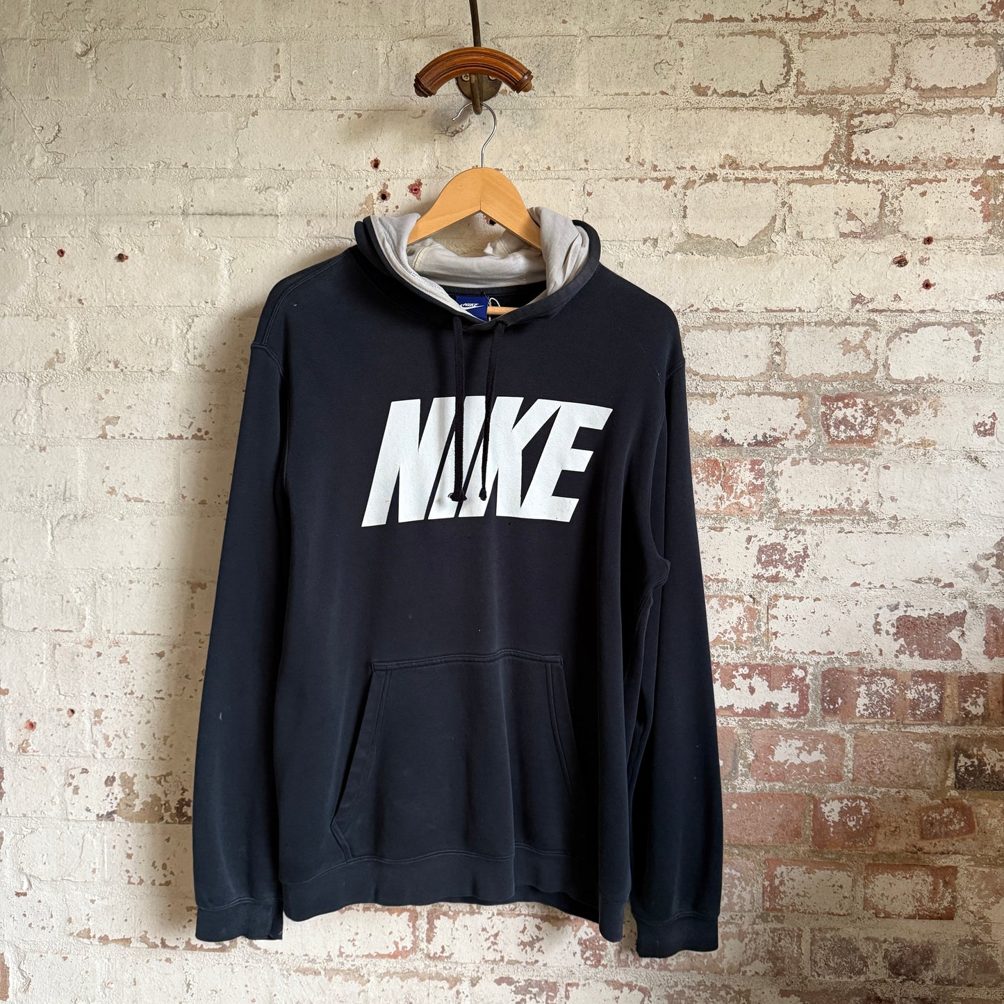 2000s Navy Nike Hoodie Sweatshirt