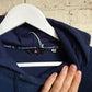 1990s Navy Le Coq Sportif Fleece Hoodie Jumper