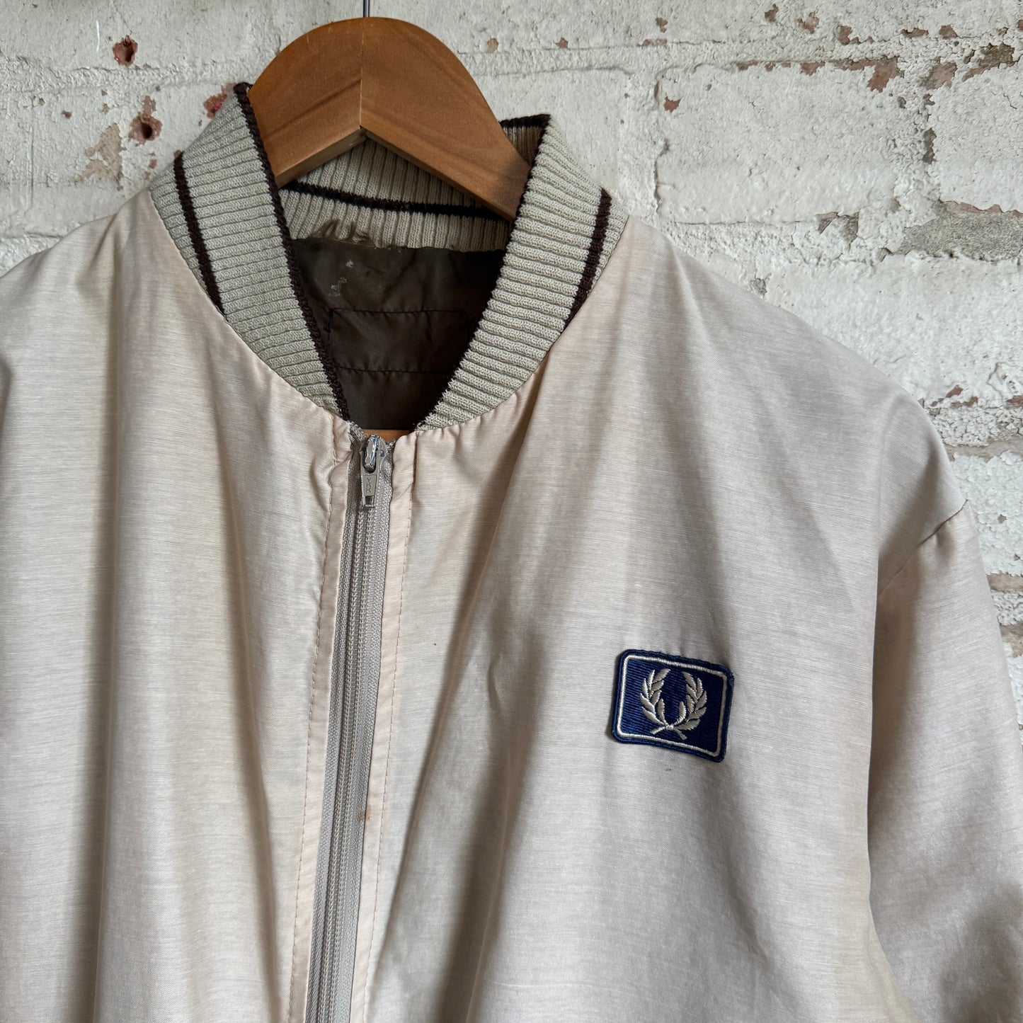 1970s Beige Fred Perry Harrington Jacket