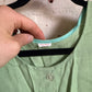 1950s Green Linen Pocket Smock Top