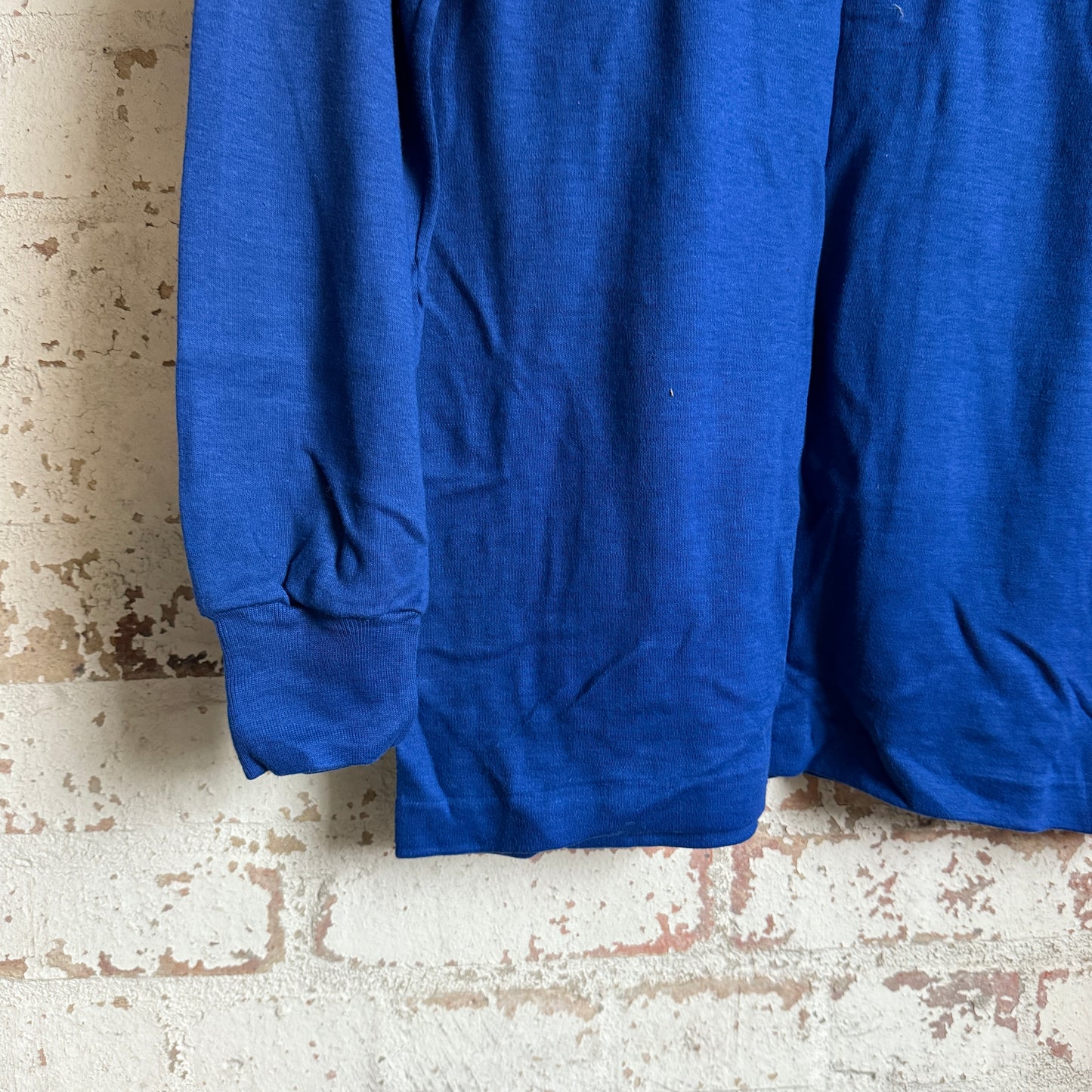 1970s Royal Blue Roll Neck Jumper