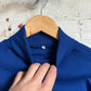 1970s Royal Blue Roll Neck Jumper