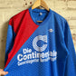1980s Blue Graphic Football Template Long Sleeve