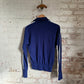 1970s Navy Italian Zip Up Track Top Jumper