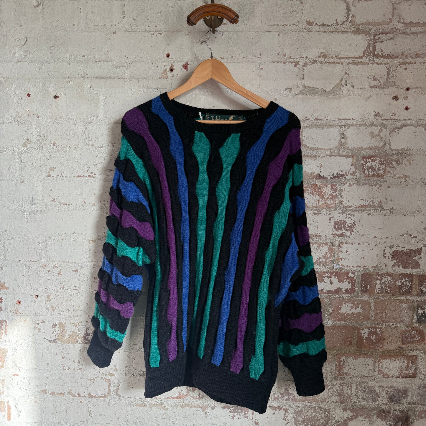 1980s Wool Knitted Multicoloured Jumper
