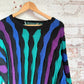 1980s Wool Knitted Multicoloured Jumper